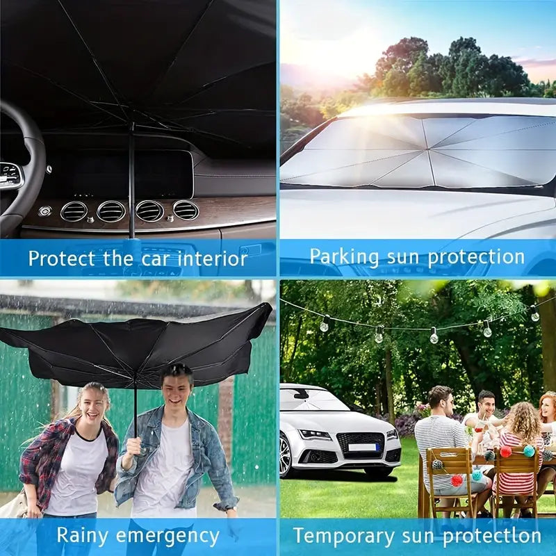 Heat Protection Car Umbrella | For Heat Insulation & Shade Protection