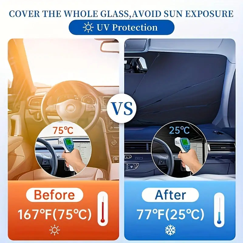 Heat Protection Car Umbrella | For Heat Insulation & Shade Protection